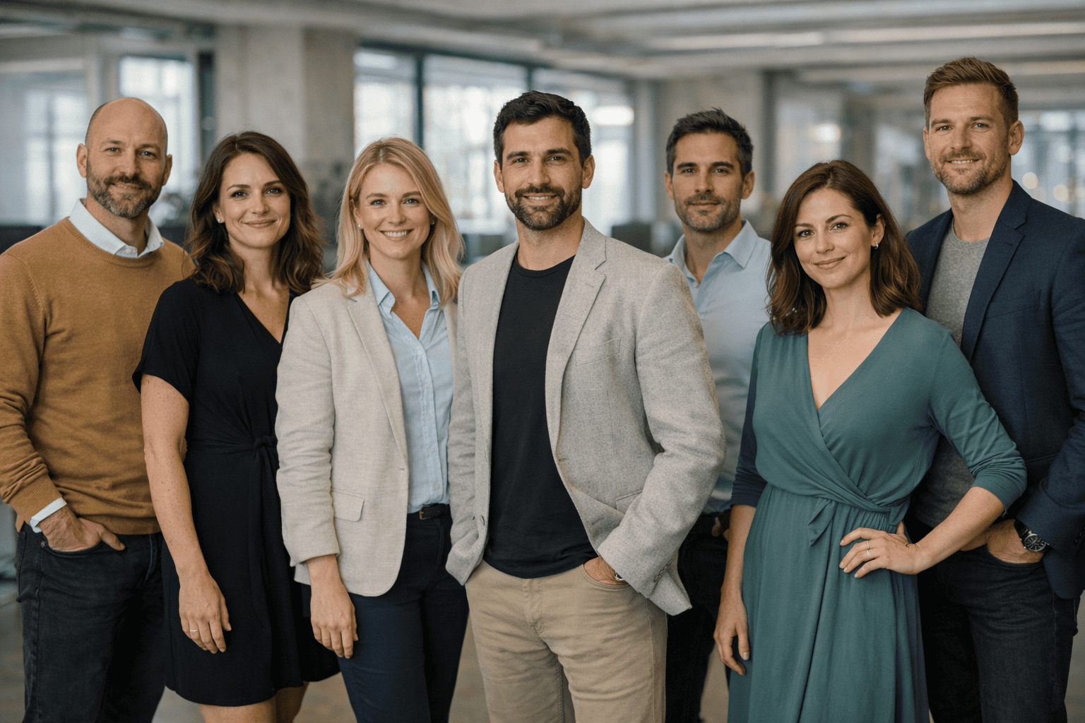 Team working on AI trading platform — Barcham Valnorham